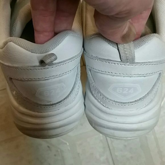 New Balance 624 white size 3 - Picture 4 of 4